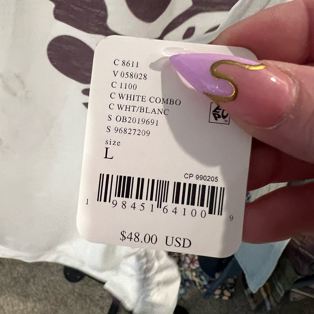 FP Movement by Free People White and Black Tank Top - Picture 6 of 7